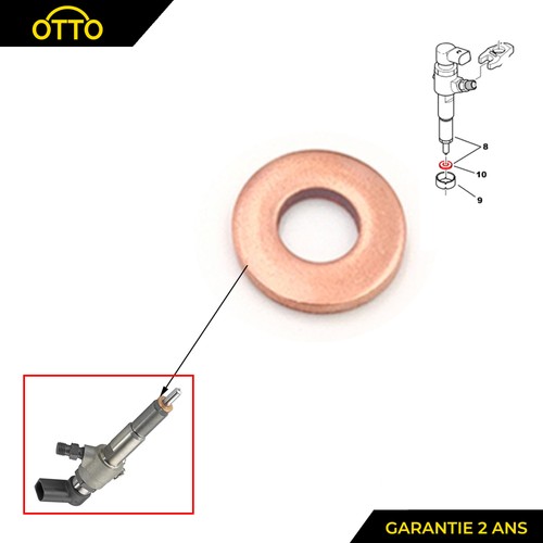 Guarnizione iniettore per ford - iniettore,