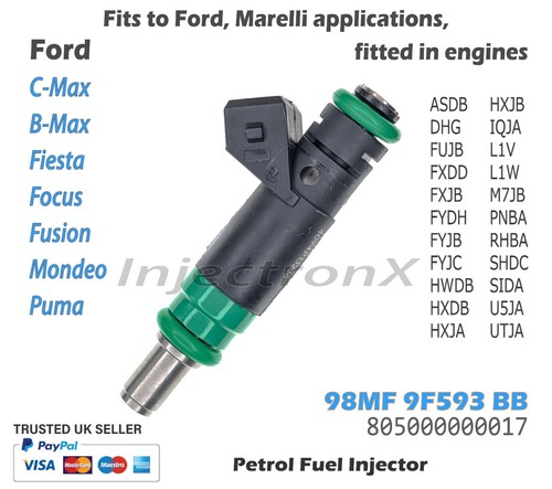 Iniettore benzina 98mf 9f593